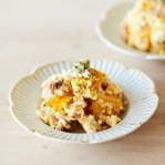 かぼちゃの洋風白和えくるみ添え