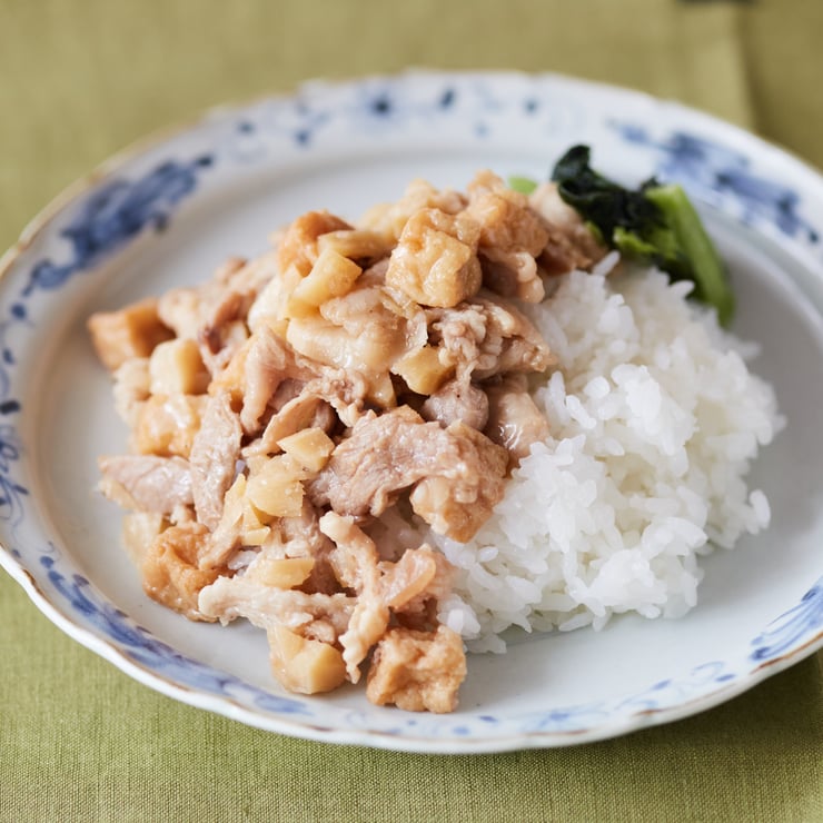 ごはんにぴったり！豚こまのルーローハン風-1