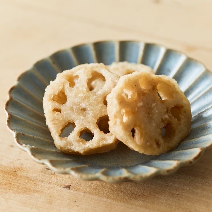 れんこんの竜田揚げ (1)