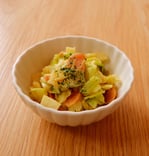 キャベツとソーセージのカレー炒め②