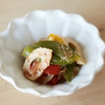 スナップえんどうとちくわのおかか炒め-3