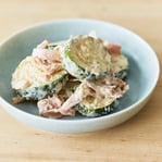 ズッキーニのごまマヨ炒め