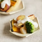 チーズソースの温野菜サラダ