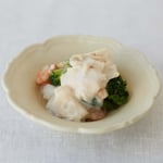 野菜とえびの和風ゆばクリーム煮