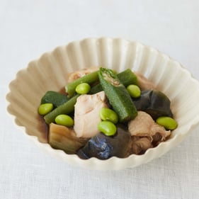 素麺のお供に!夏野菜のうま煮