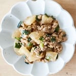 鶏そぼろ大根山椒添え