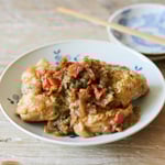 チキンソテー 和風玉ねぎソース