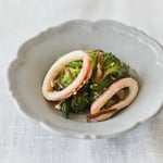 いかとブロッコリーの塩昆布あえ