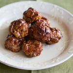 野菜たっぷり黒酢肉団子