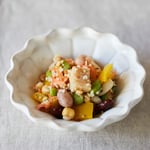 もち麦と5種豆の彩りサラダ