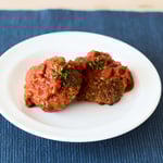 トマトソースハンバーグ