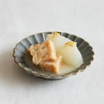 大根と厚揚げの甘味噌がけ