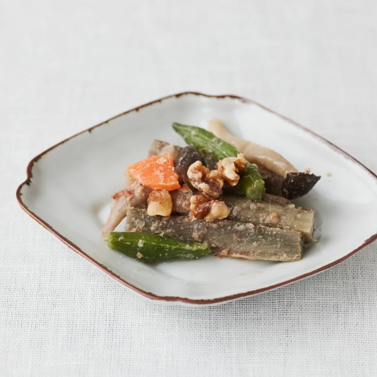 圧縮済み_ごろっと牛蒡のゴマ胡桃和え-1