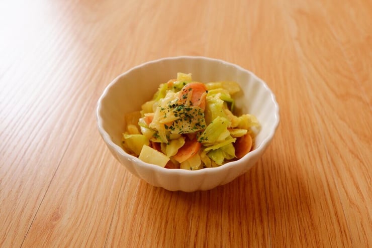 圧縮済み_キャベツとソーセージのカレー炒め-3