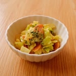 圧縮済み_キャベツとソーセージのカレー炒め