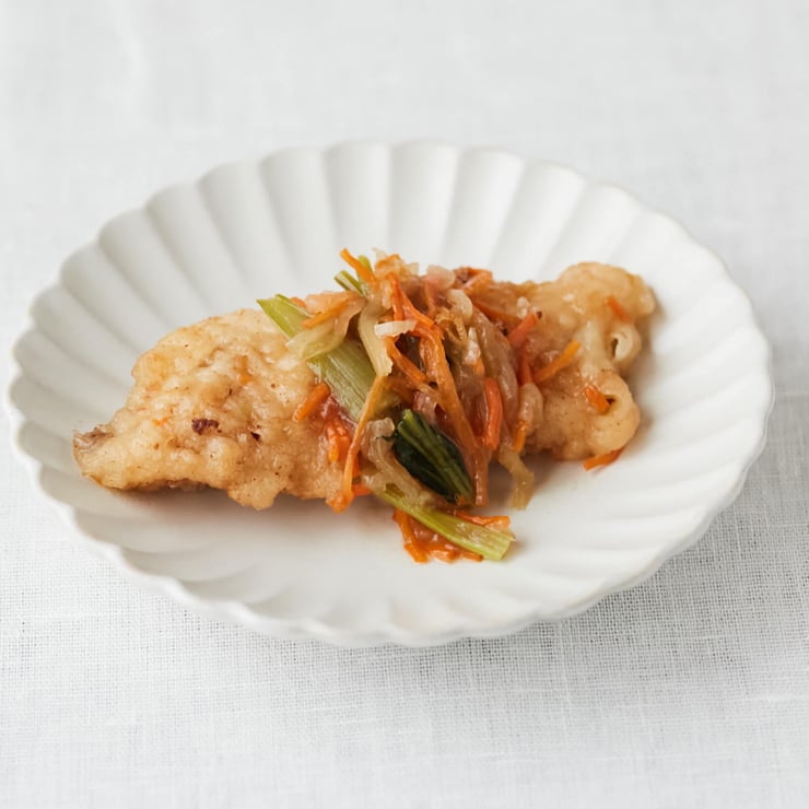 圧縮済み_中華あんで食べる鱈の唐揚げ-2