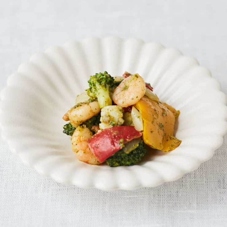 圧縮済み_海鮮と野菜のジェノベーゼソテー