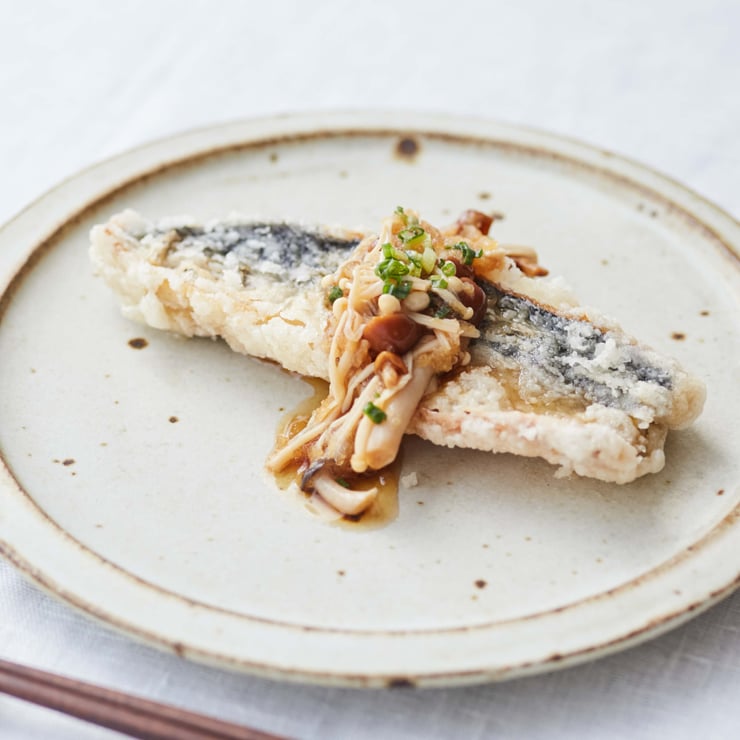 圧縮済み_鯖の竜田あげ きのこおろしポン酢