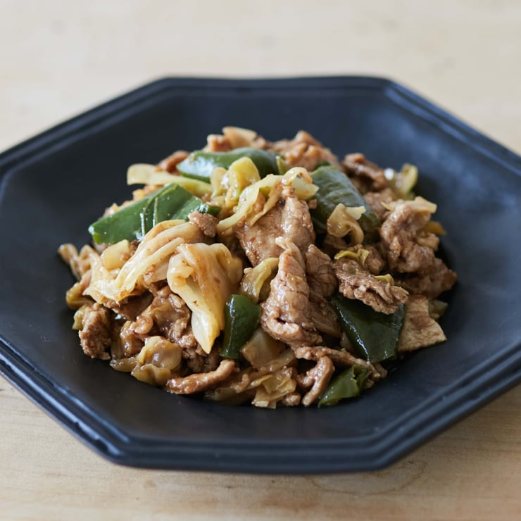 圧縮済み_3種の醤で仕立てた回鍋肉-1