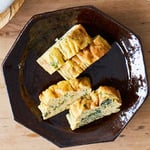 水菜のだし入り卵焼き