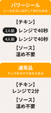 温め時間_特製!チキン南蛮