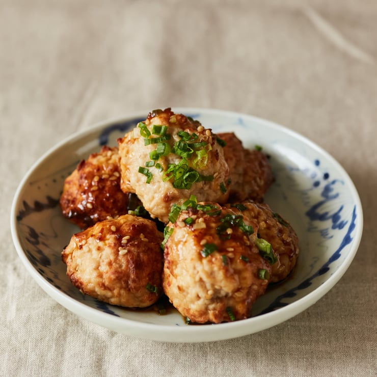 焼きとり風甘辛タレつくね-1