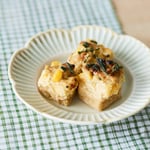 生揚げの味噌マヨコーン焼き-4