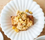 生揚げの味噌マヨコーン焼き