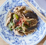 豚の甘辛味噌炒め