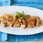 豚肉のソテー りんご風味ソース