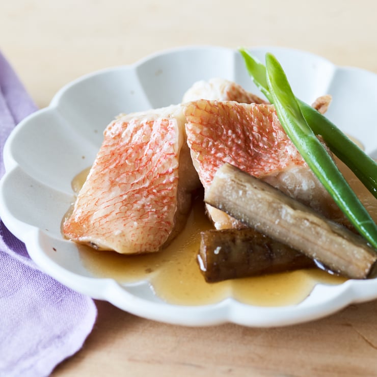 赤魚の煮付け-4
