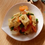 高野豆腐の含め煮 (1)-2