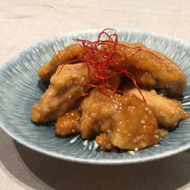 鶏ムネ肉の甘辛衣揚げ_一時仕様