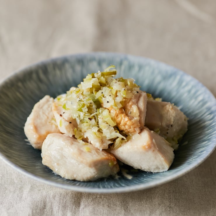 鶏胸肉のシンプルねぎ塩いため-1