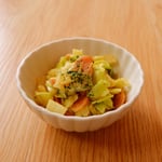 1：1キャベツとソーセージのカレー炒め