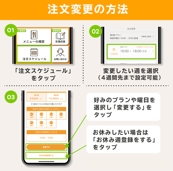 秋⭐︎冬　配送方法変更用 配達時間に受け取れなくなったのですがどうすればいいですか？