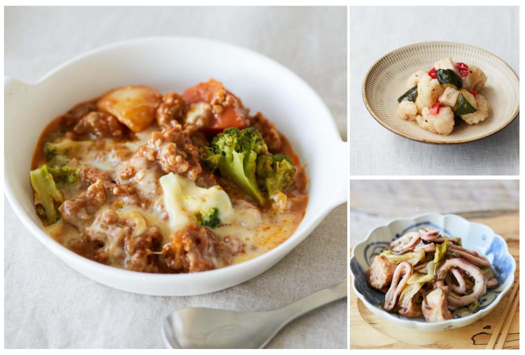 今週のおすすめ「3色野菜とチキンのイタリアンサラダ」｜2023年12月25日週のメニュー