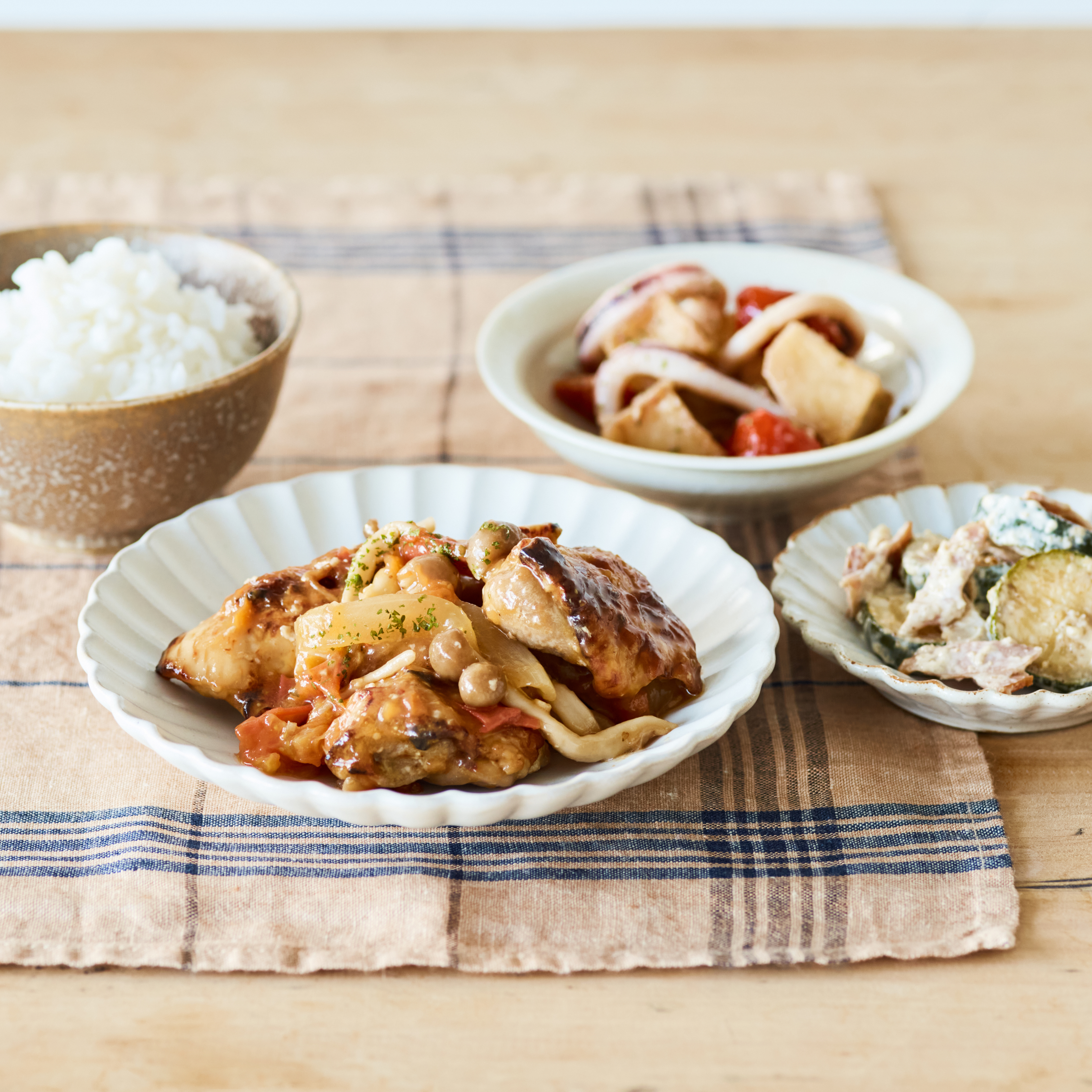 今週のおすすめ「マグロの醤油バターソテー（黒胡椒別添え）」｜2021年8月16日週のメニュー