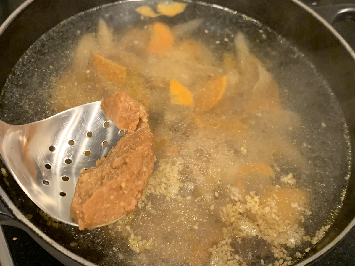 味噌は少なめが良いです