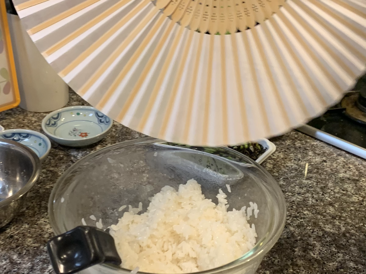粗熱をとりま