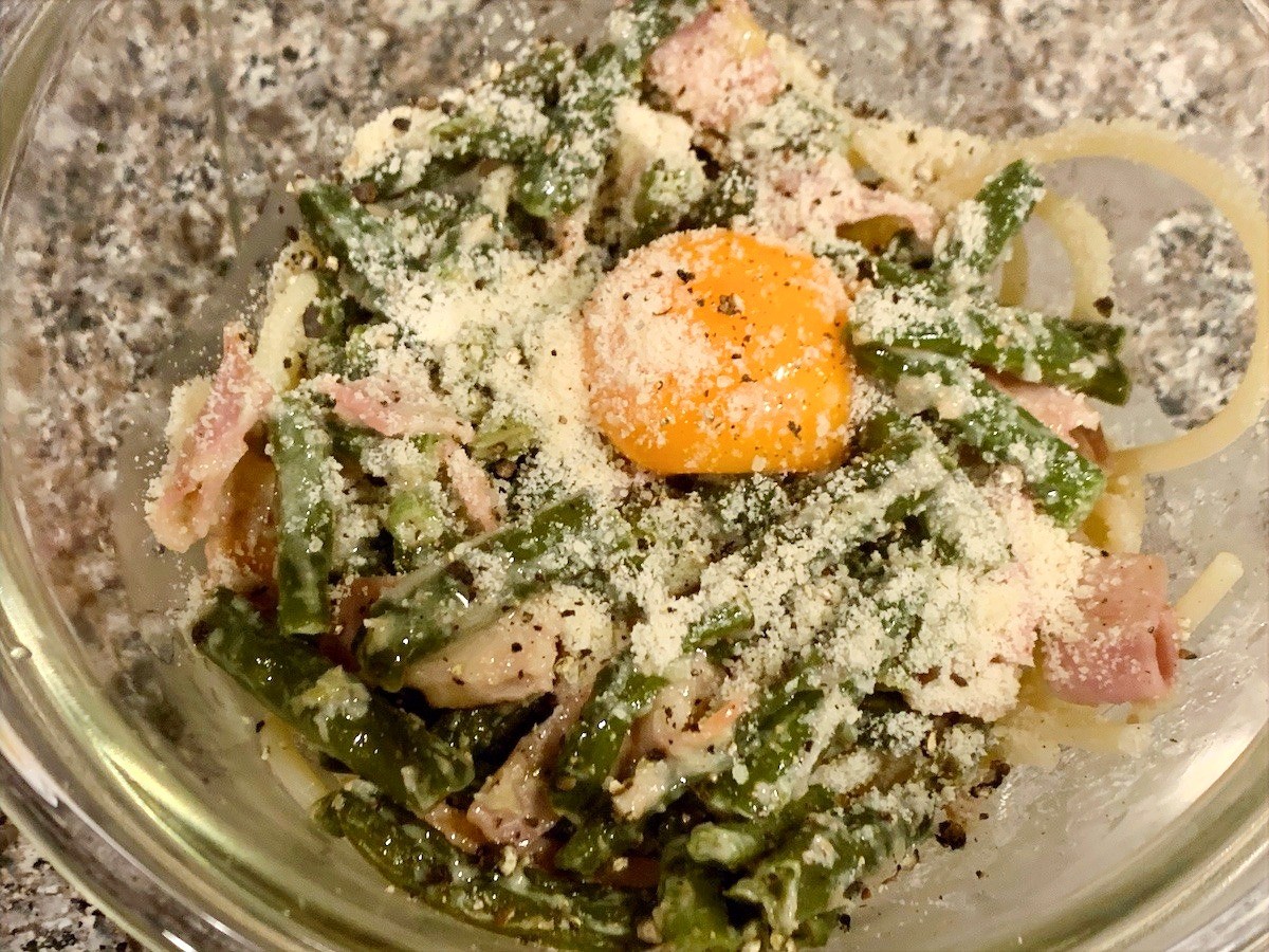 サラダも大胆に!