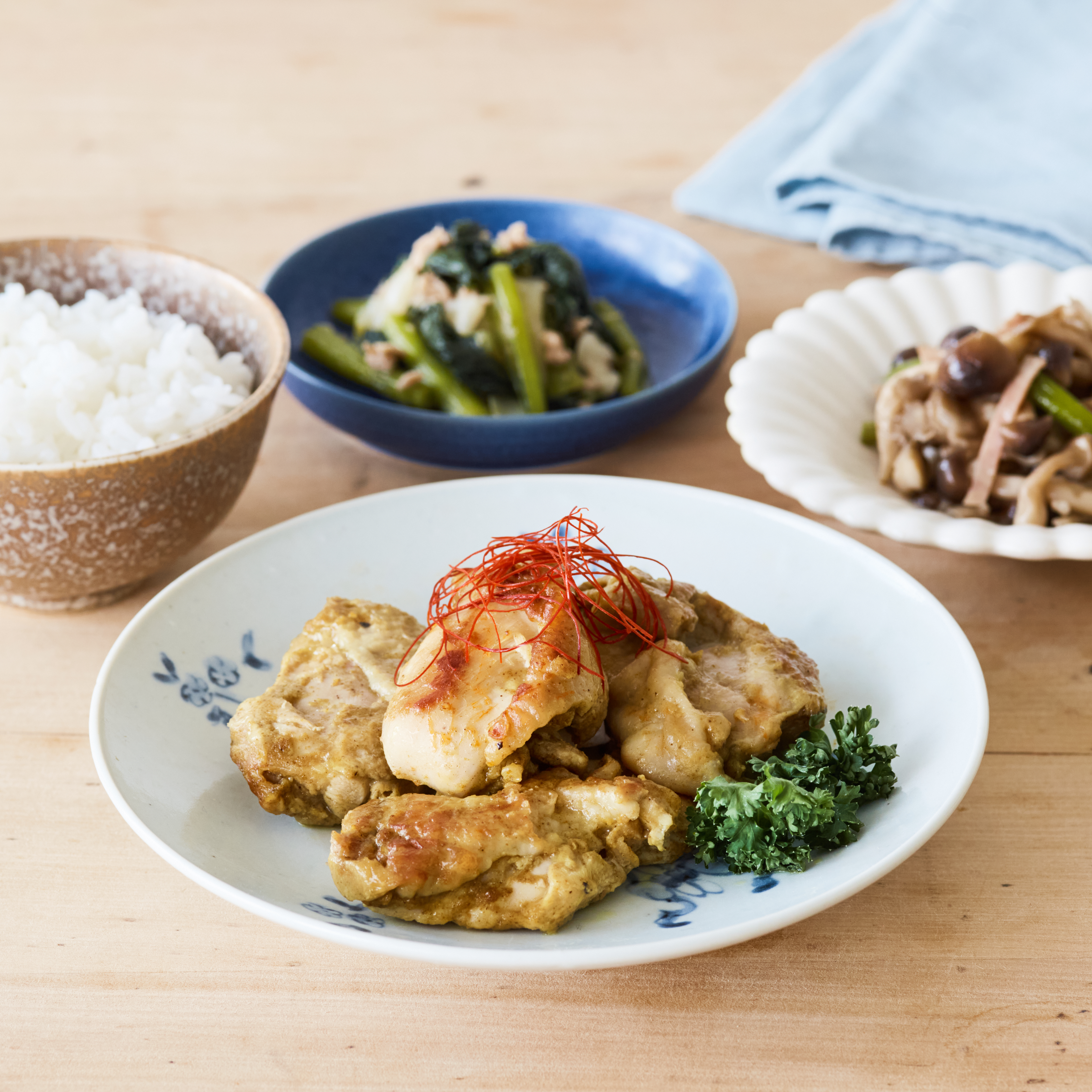 今週のおすすめ「とりのカレーマリネ焼き」｜2021年5月31日週のメニュー